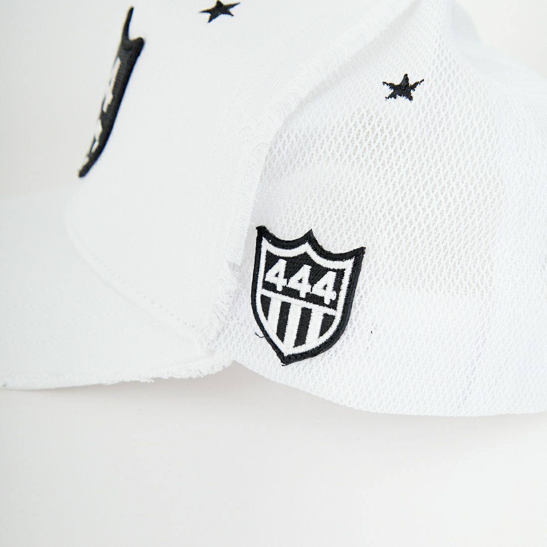 YOSHINORI KOTAKE [ヨシノリ コタケ] 444チェック メッシュキャップ [YKHK25-01] WHITE