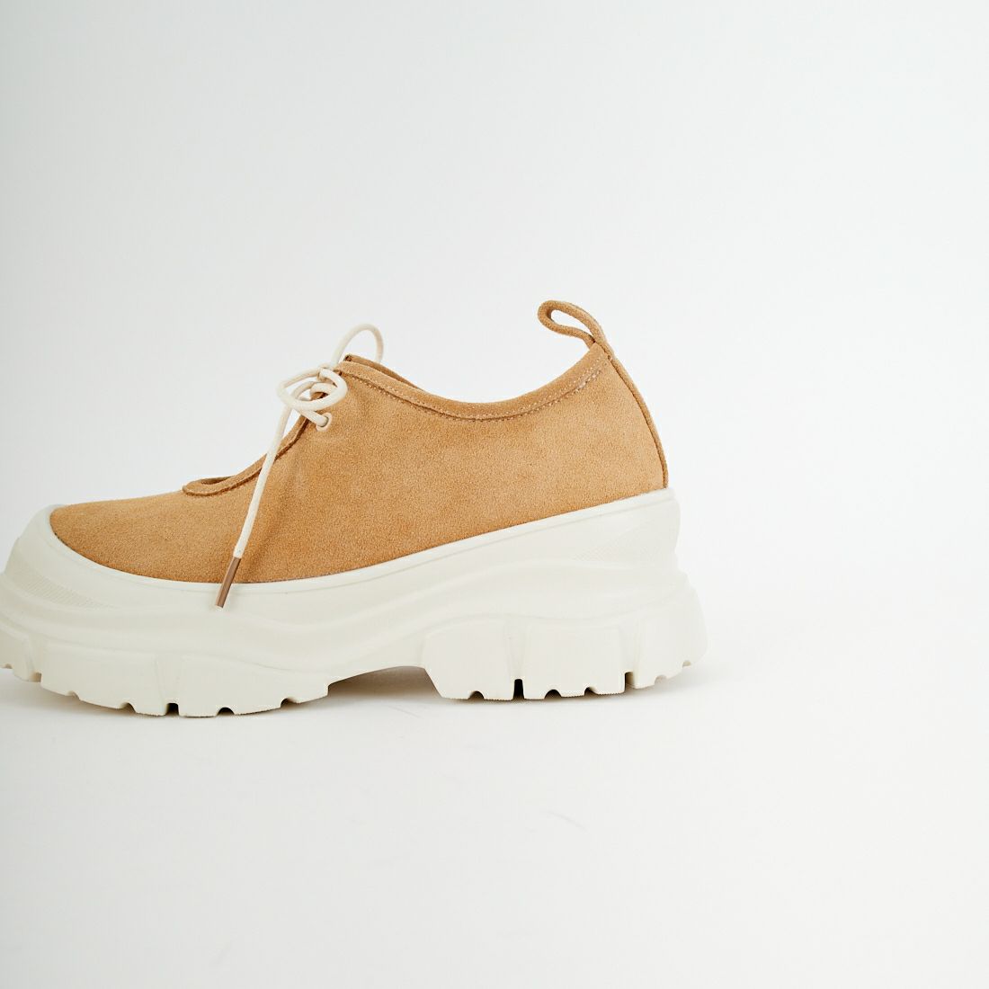 PAES [ペイズ] ラウンドファーメリージェーン [ROUND-FUR-MARYJANE] SAND