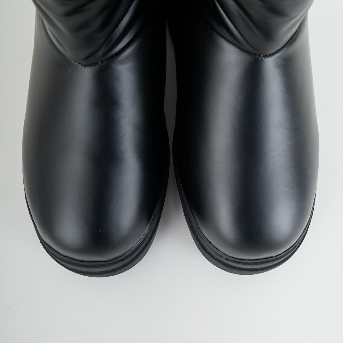 PAES [ペイズ] パデッドファーブーツ [PADDED-FUR-BOOTS] GLOSSY BLK