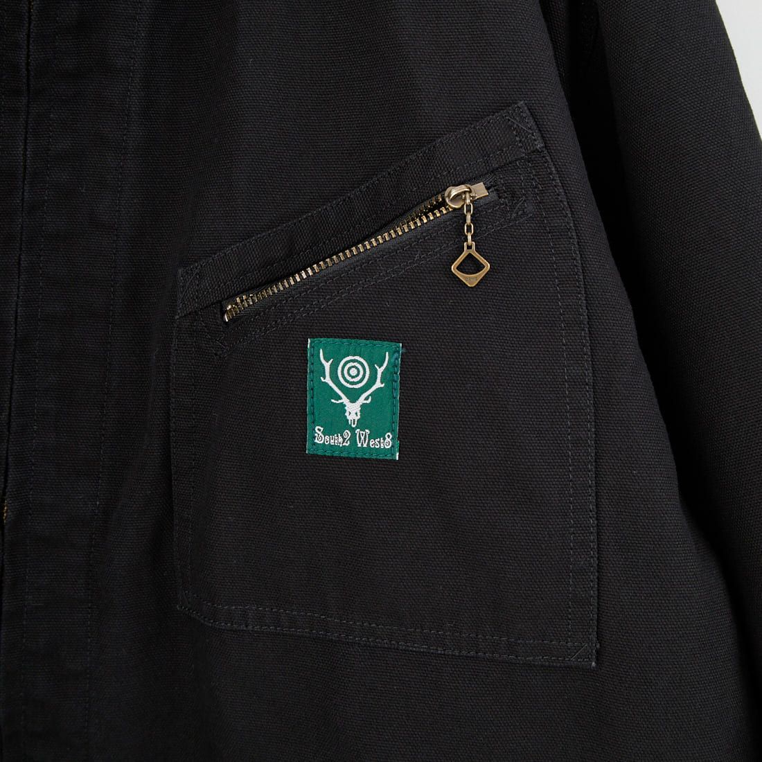 South2West8 [サウスツーウエストエイト] コットンキャンバス ワークジャケット [RW587] C BLACK