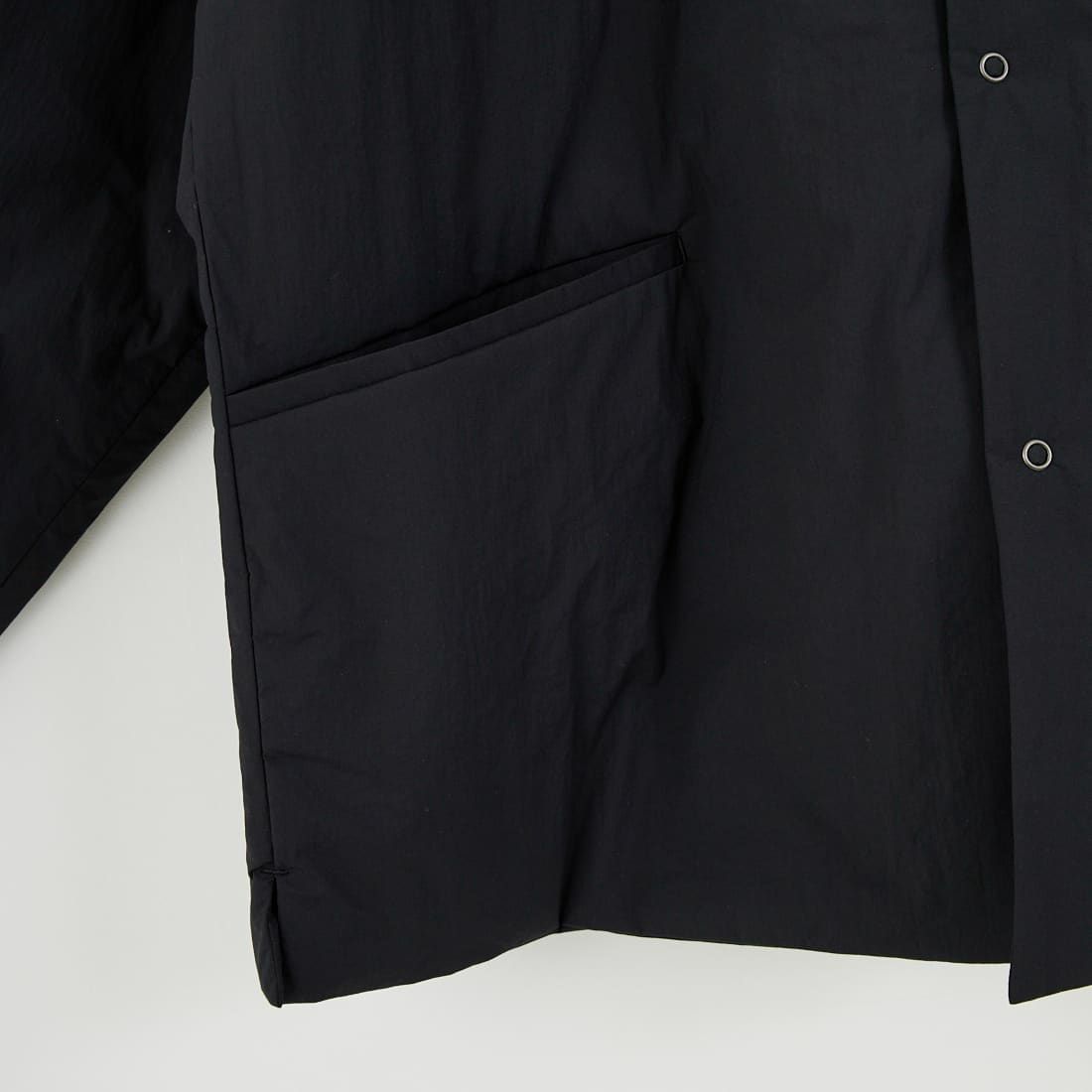 STILL BY HAND [スティルバイハンド] 中綿シャツブルゾン [BL01254] BLACK