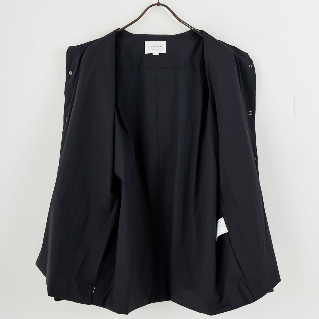 STILL BY HAND [スティルバイハンド] 中綿シャツブルゾン [BL01254] BLACK