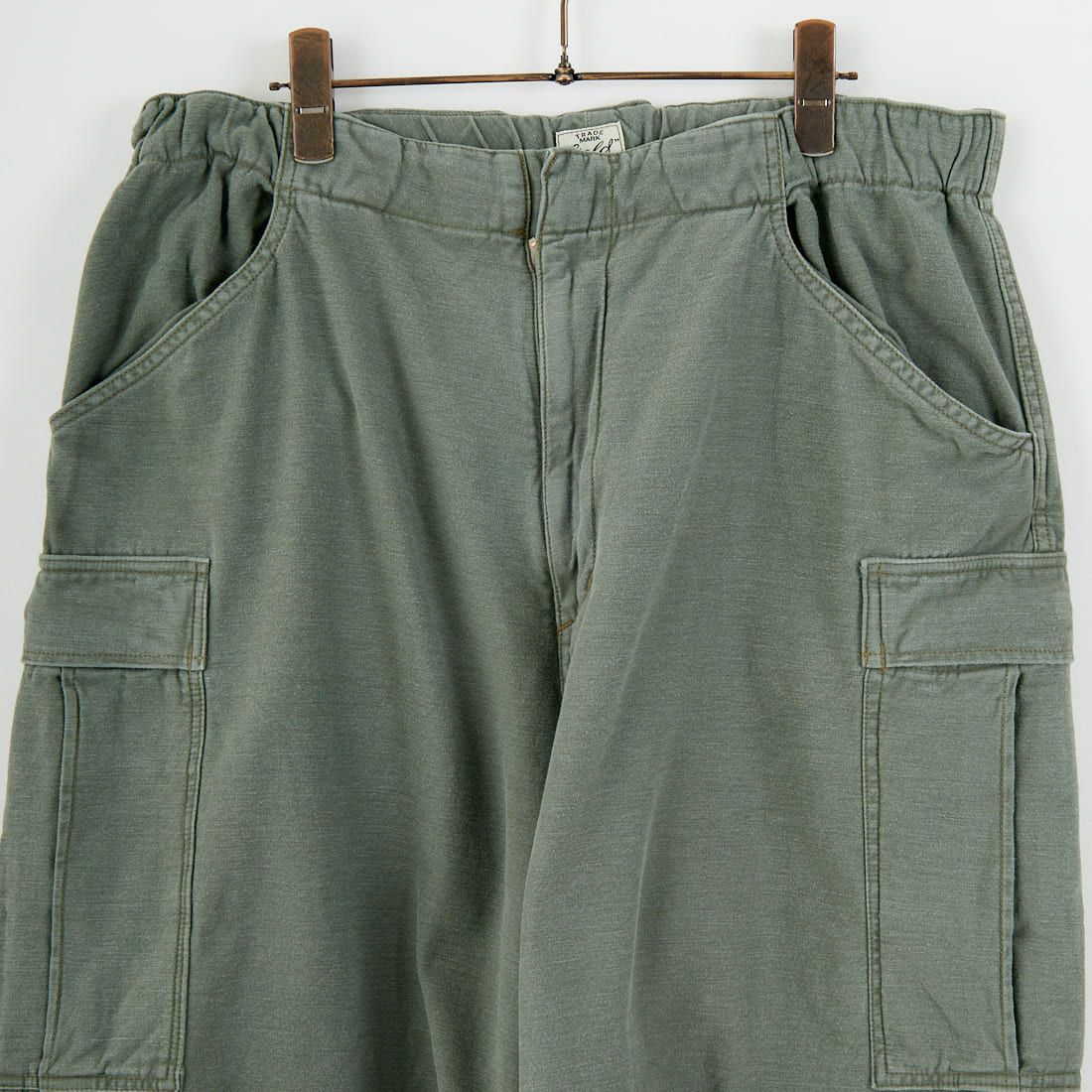 GOLD [ゴールド] ライトバックサテン イージーカーゴパンツ [GL42578] 149 OLIVE