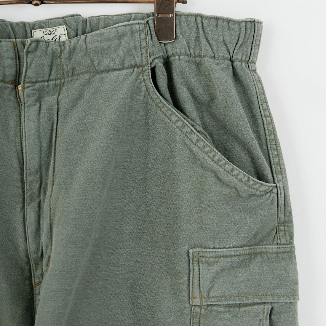 GOLD [ゴールド] ライトバックサテン イージーカーゴパンツ [GL42578] 149 OLIVE