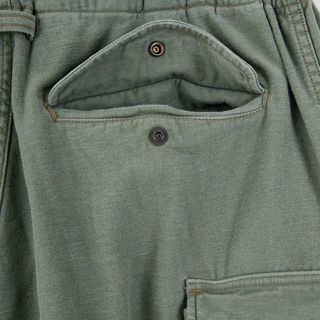 GOLD [ゴールド] ライトバックサテン イージーカーゴパンツ [GL42578] 149 OLIVE