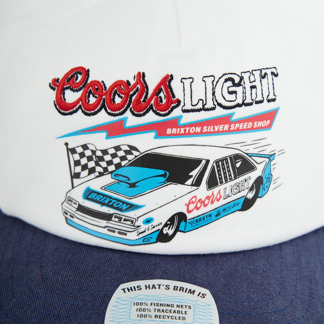 BRIXTON [ブリクストン] Coors LIGHT ブロワースナップバックキャップ [11984] WHCRN