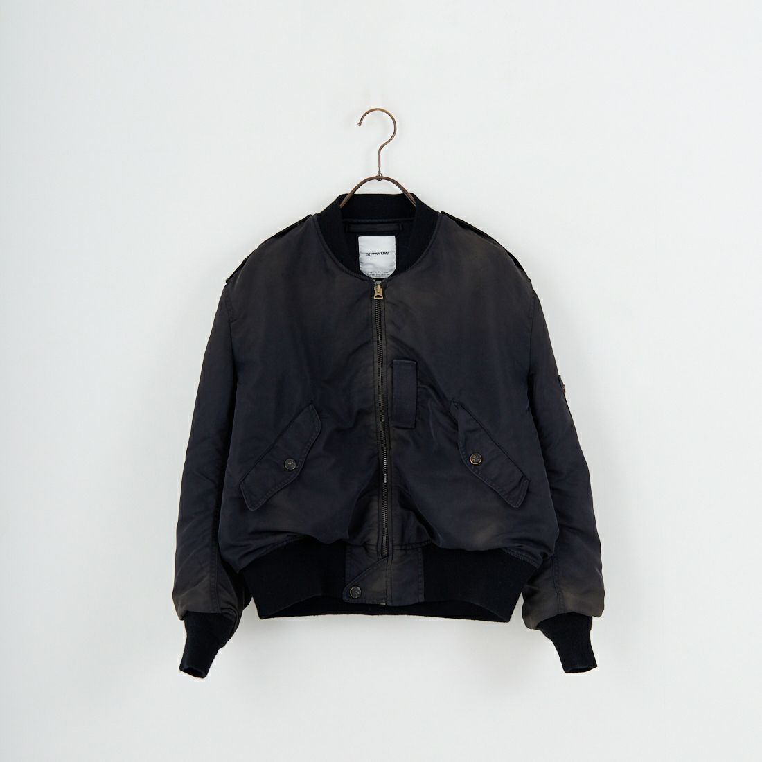 BOW WOW [バウワウ] L-2B エイジドフライトジャケット [BW252-L2FJ] AGED BLACK