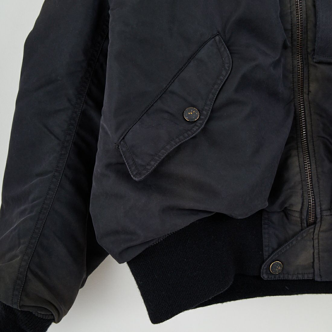 BOW WOW [バウワウ] L-2B エイジドフライトジャケット [BW252-L2FJ] AGED BLACK