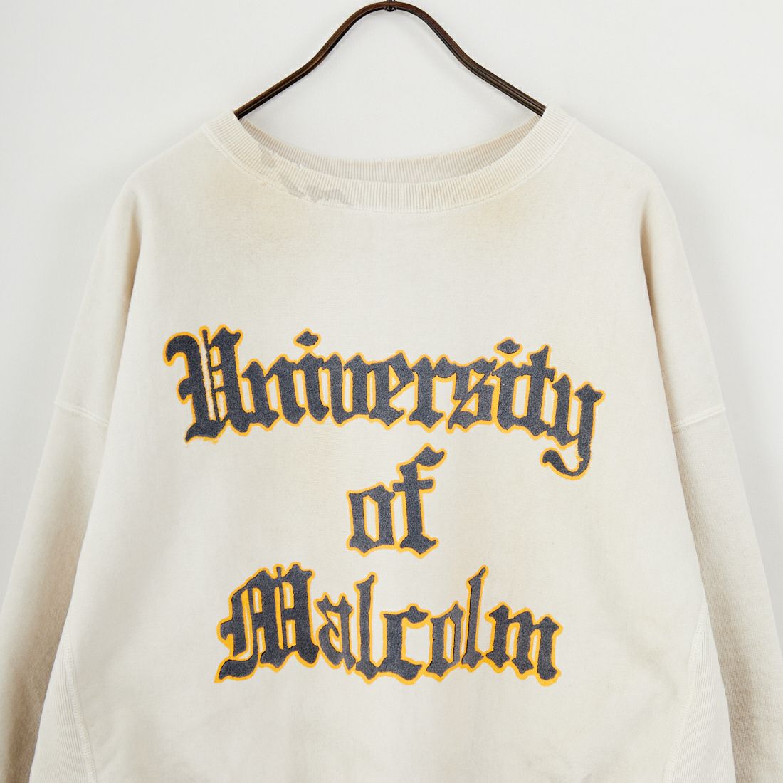 BOW WOW [バウワウ] UNIV.マクラーレン レタリングエイジドスウェット [BW252-UMLS] AGED WHITE