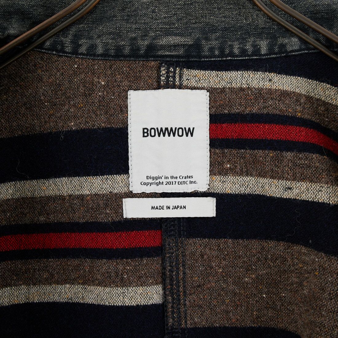 BOW WOW [バウワウ] エイジド ブランケットライナーダックカバーオールジャケット [BW252-DCBL] AGED BLACK