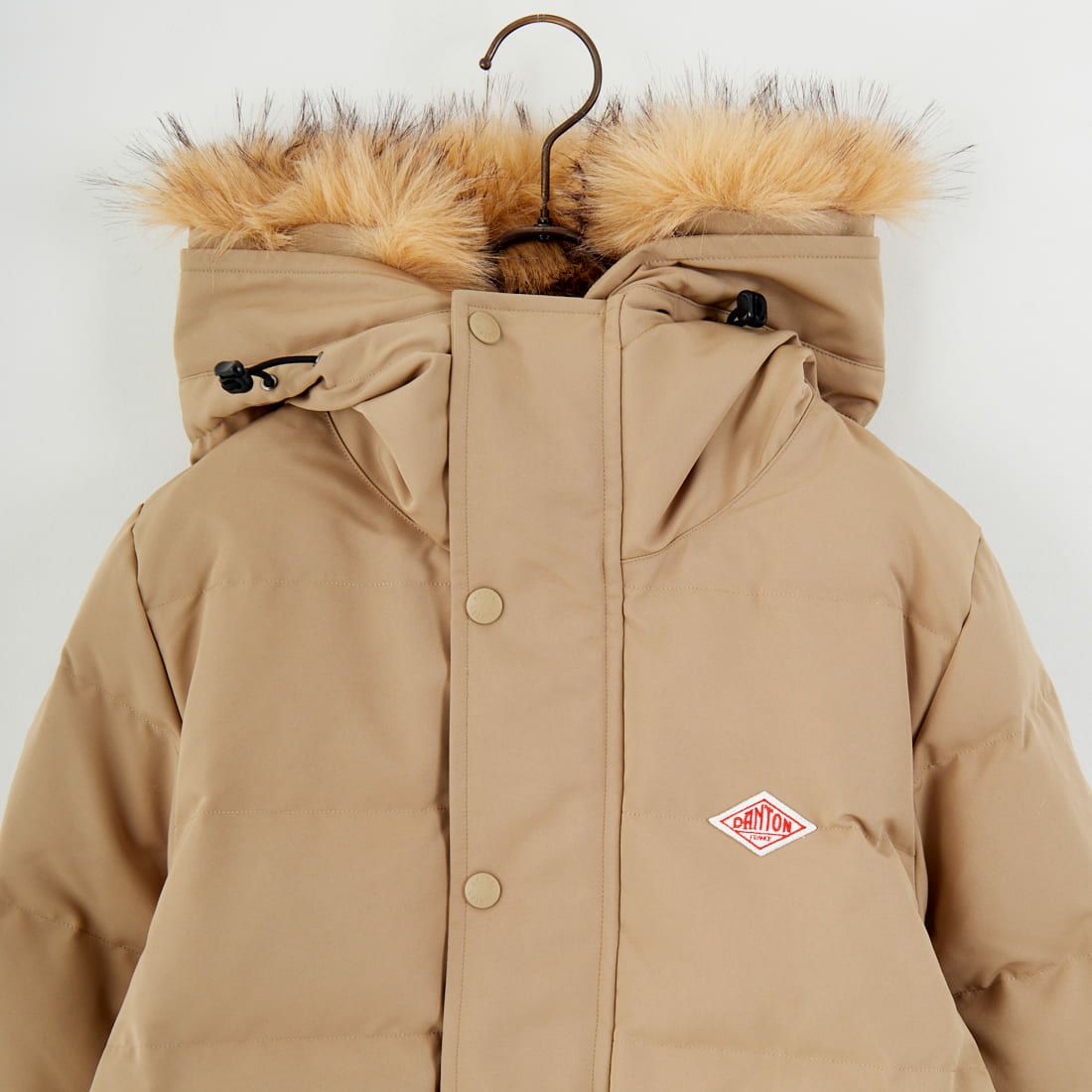 DANTON [ダントン] ショート丈 タッサーダウンジャケット [DT-A0007TPR] LT.BEIGE