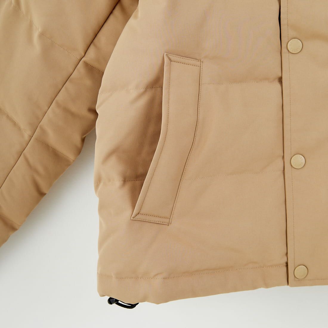 DANTON [ダントン] ショート丈 タッサーダウンジャケット [DT-A0007TPR] LT.BEIGE