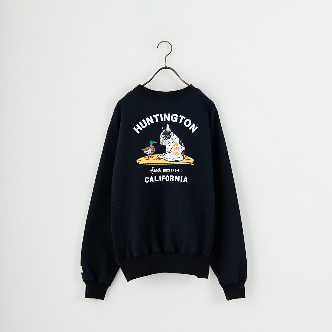 The Endless Summer [エンドレスサマー] 別注 BUHIダック バックプリントスウェット [FH-25774501-JF] BLACK