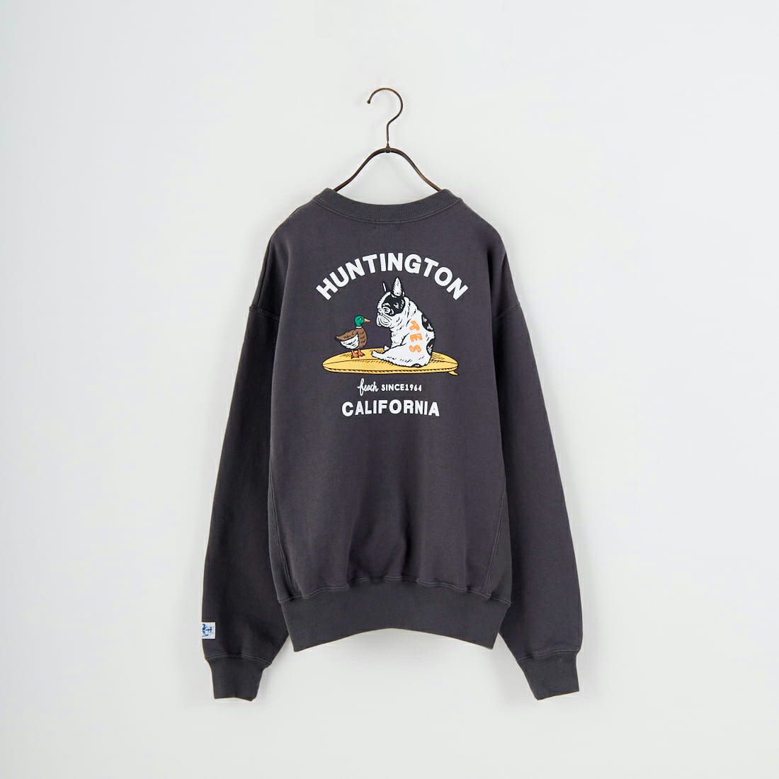 The Endless Summer [エンドレスサマー] 別注 BUHIダック バックプリントスウェット [FH-25774501-JF] CHARCOAL