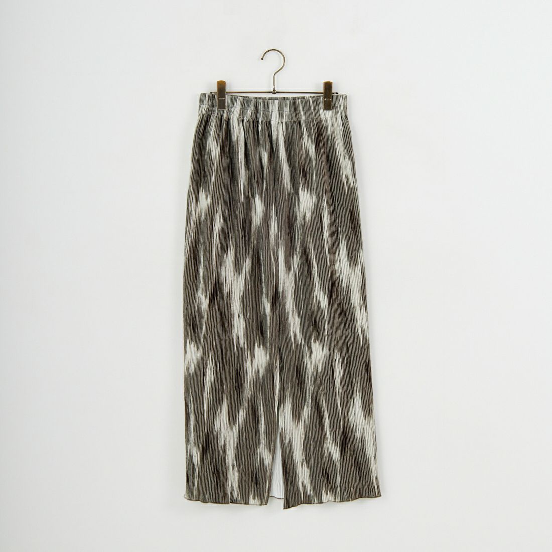 Jf Ready Made [ジェイエフレディメイド] プリーツ加工プリントスカート [04297-JK] BROWN