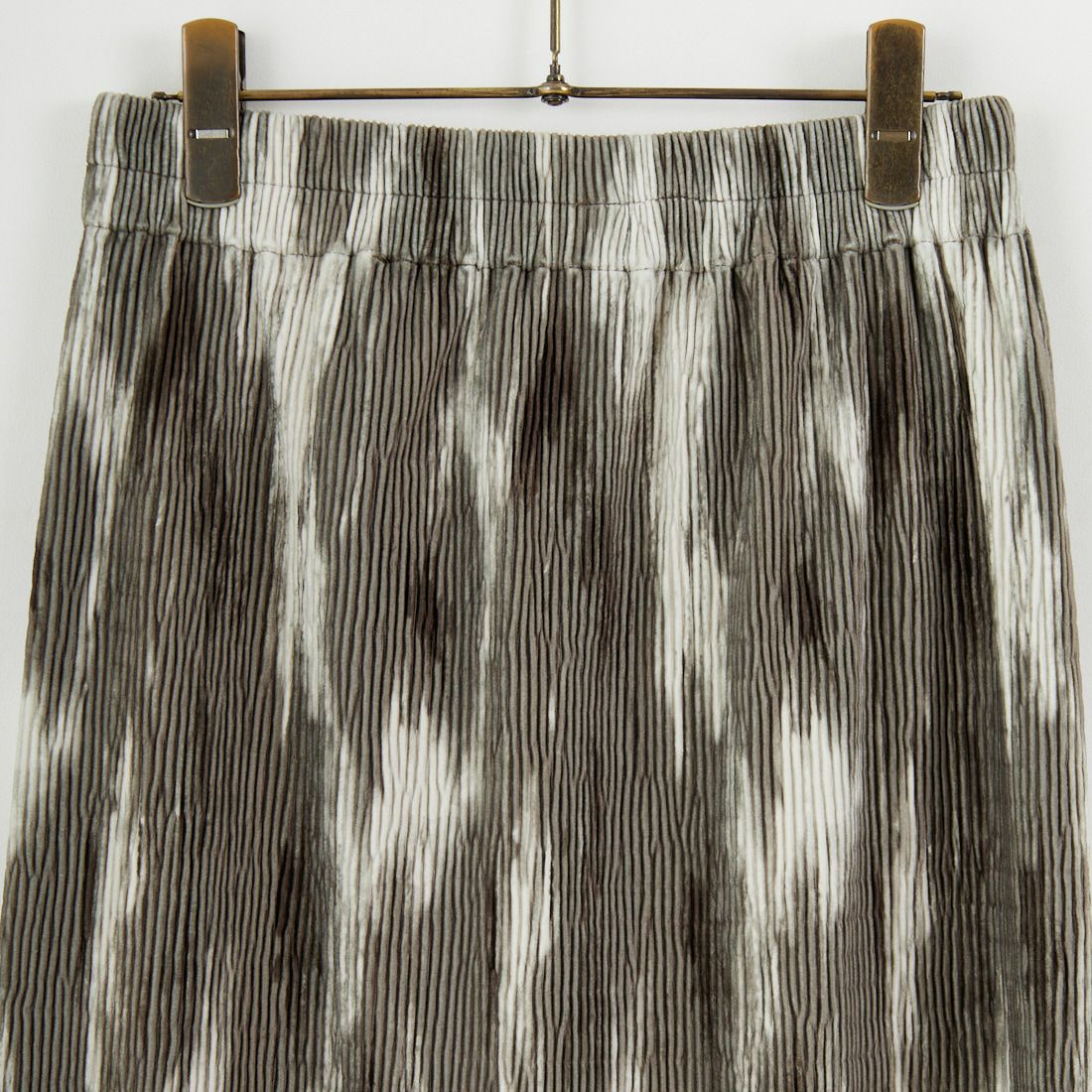 Jf Ready Made [ジェイエフレディメイド] プリーツ加工プリントスカート [04297-JK] BROWN