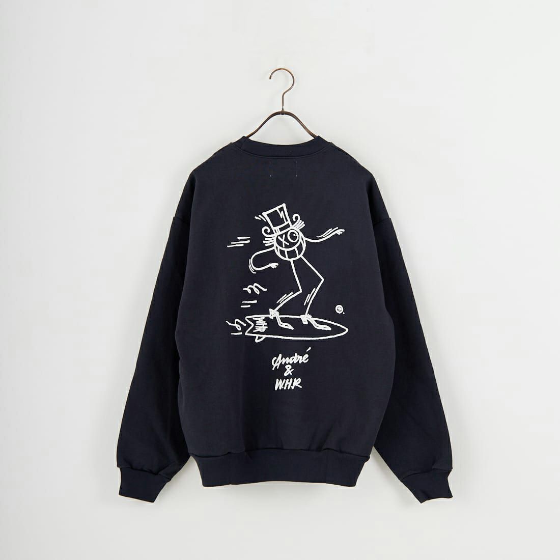WHR [ダブルエイチアール] Andre フリーススウェット [WHR-ANDREFLEECE-25FW]