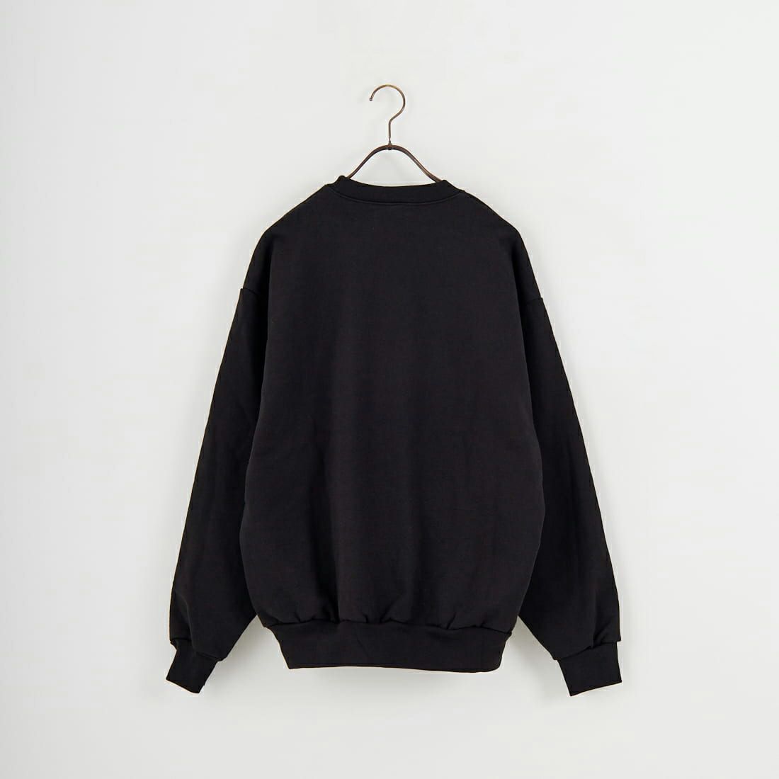 WHR [ダブルエイチアール] プロモ クルーネックスウェット [WHR-PRMCREW-25FW] BLACK
