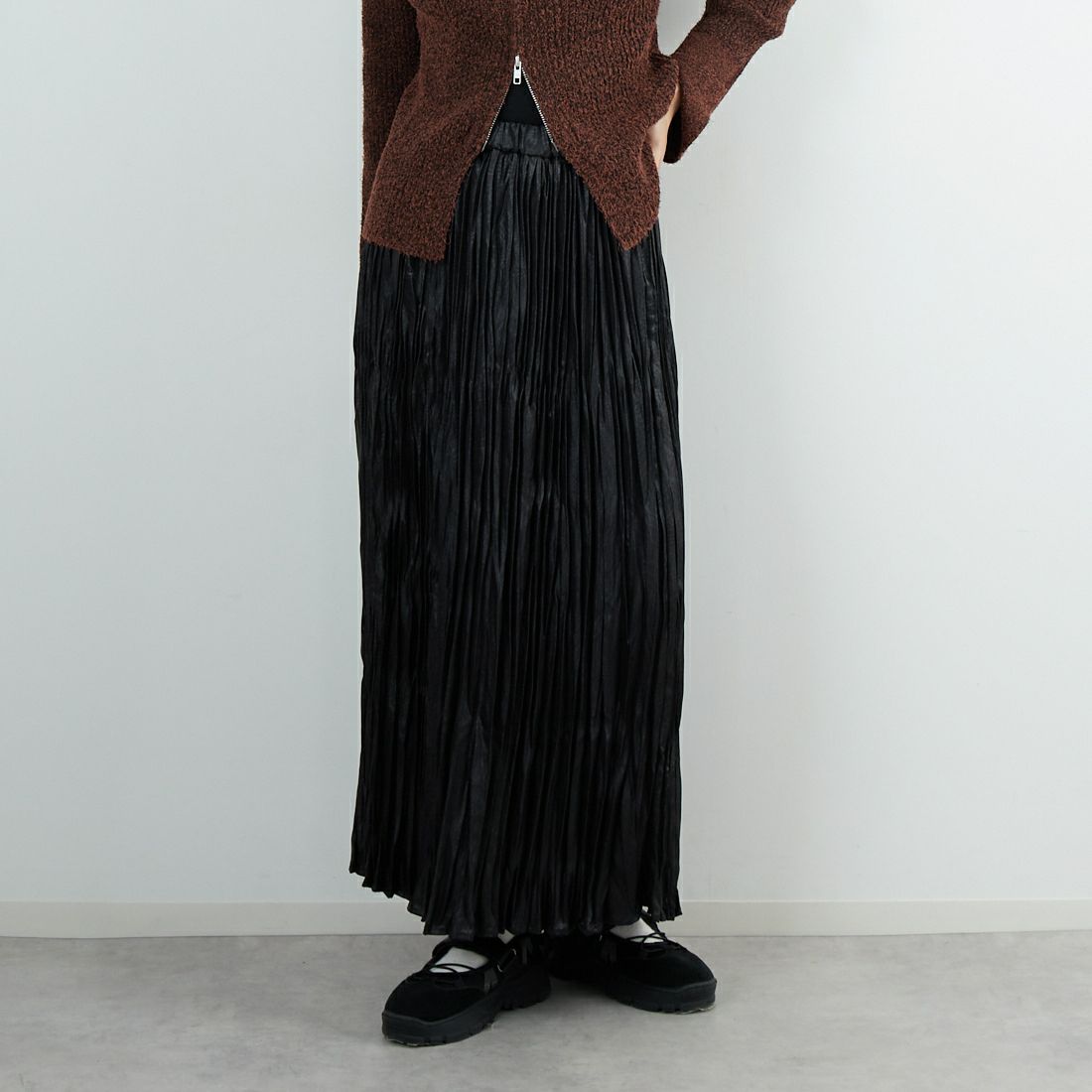 03 ﾌﾞﾗｯｸ&&モデル身長：162cm 着用サイズ：F&&