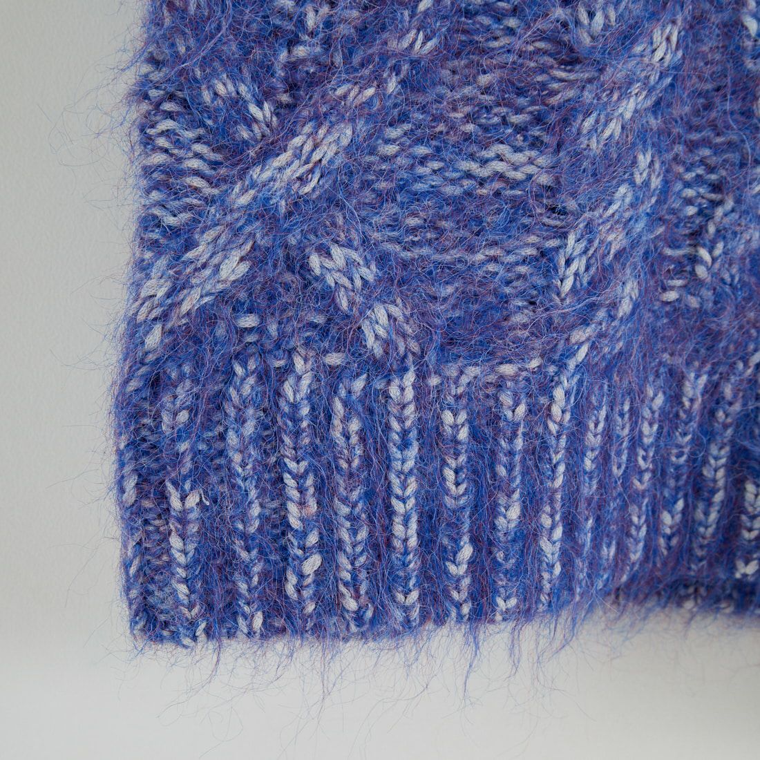 Jf Ready Made [ジェイエフレディメイド] シャギーケーブルニット [12619-HQ] BLUE