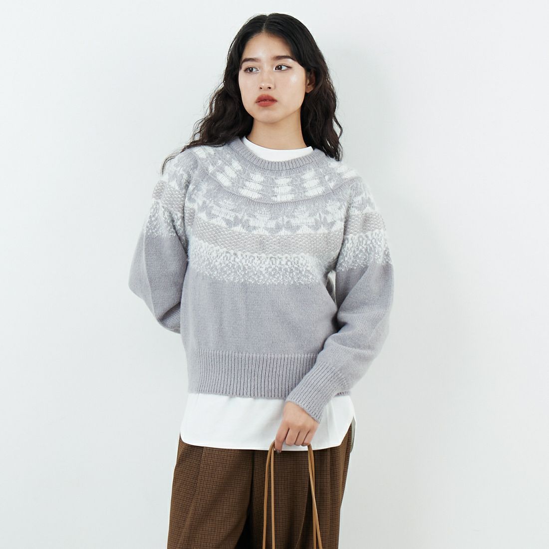 12 ｸﾞﾚｰ&&モデル身長：162cm 着用サイズ：F&&