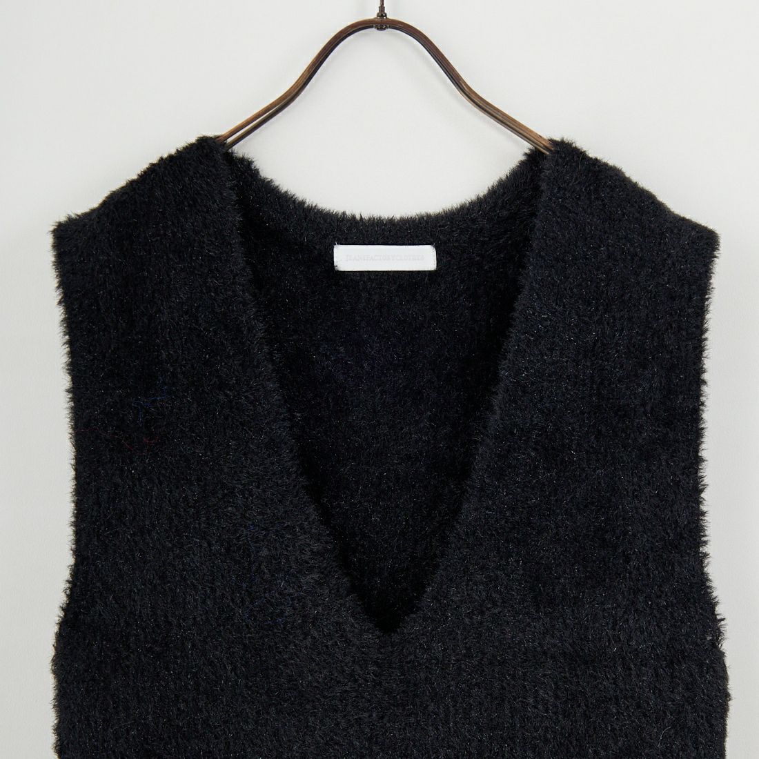 Jeans Factory Clothes [ジーンズファクトリークローズ] ラメシャギーベスト [11256834] ﾌﾞﾗｯｸ