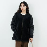 03 ﾌﾞﾗｯｸ&&モデル身長：162cm 着用サイズ：F&&