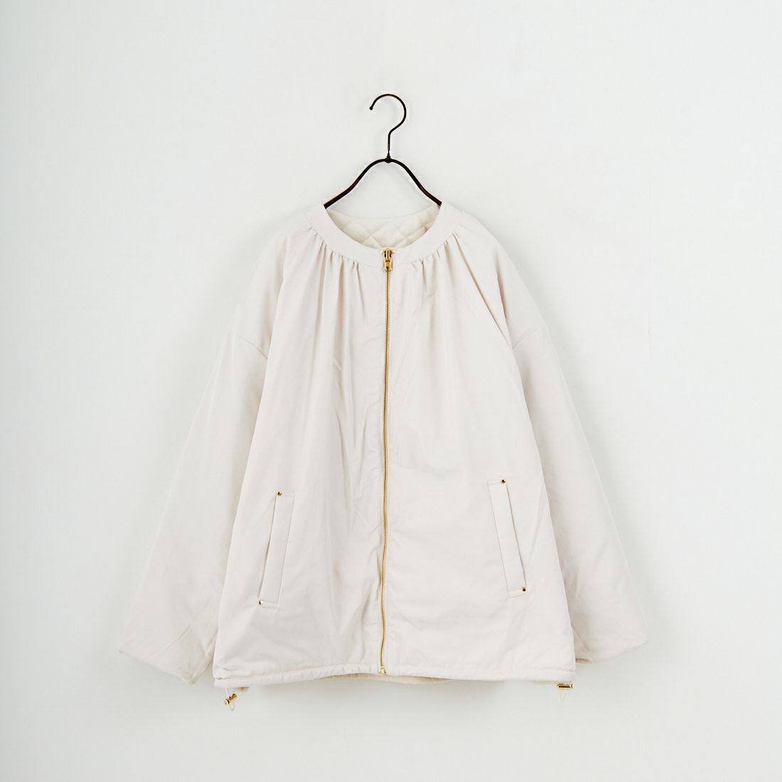 Jeans Factory Clothes [ジーンズファクトリークローズ] リバーシブルベロアキルトジャケット [785741] 02 ｵﾌﾎﾜｲﾄ