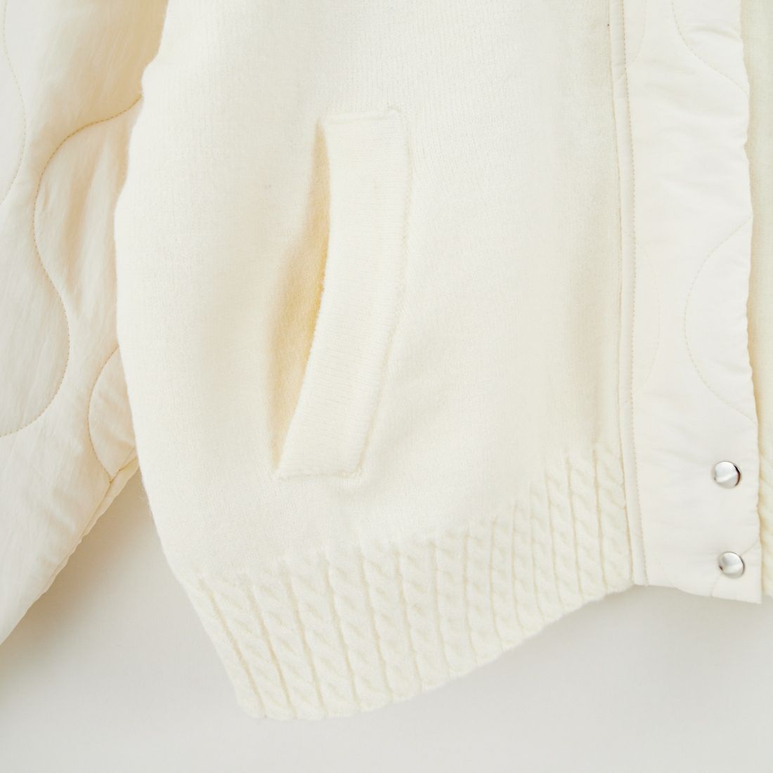 Jf Ready Made [ジェイエフレディメイド] LFY-1 キルティングニットブルゾン [958-14132] ｵﾌ