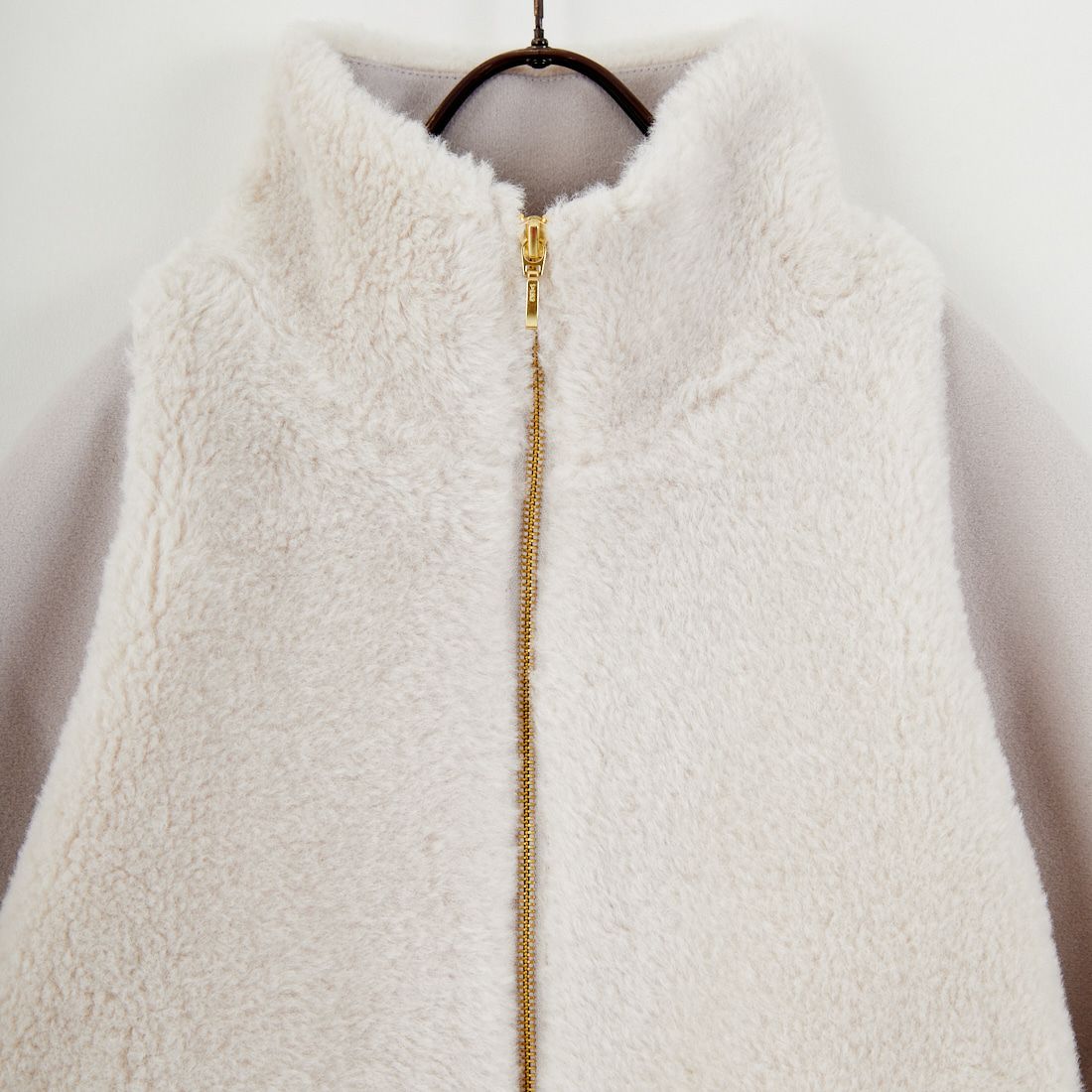 Jeans Factory Clothes [ジーンズファクトリークローズ] ボアウール切替コート [785749] 11 Lｸﾞﾚｰ