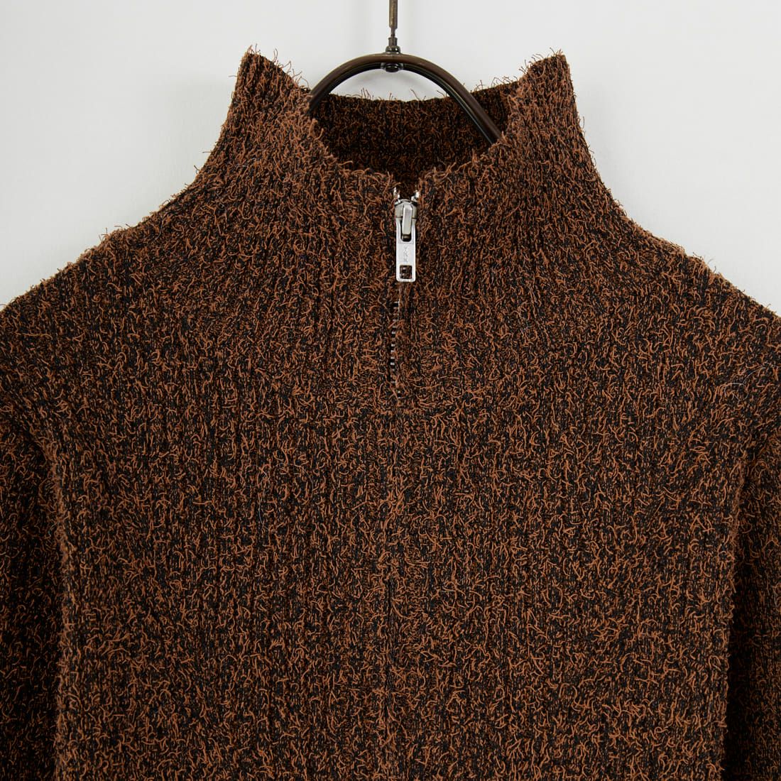 Jeans Factory Clothes [ジーンズファクトリークローズ] メランジドライバーズニット [12603-HQ] BROWN