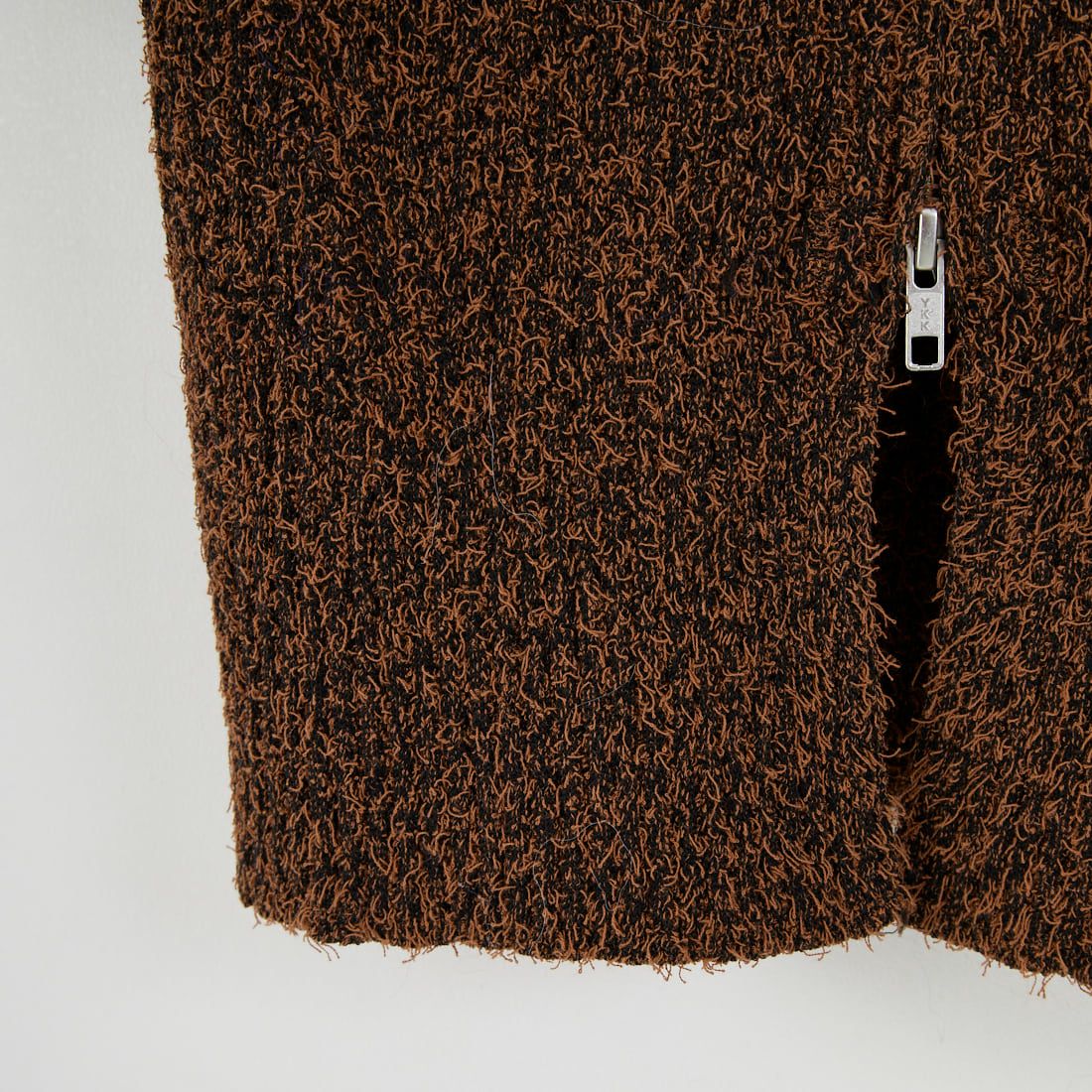 Jeans Factory Clothes [ジーンズファクトリークローズ] メランジドライバーズニット [12603-HQ] BROWN