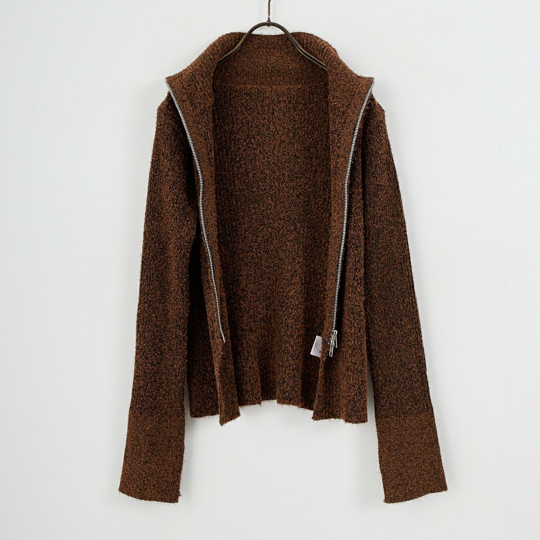 Jeans Factory Clothes [ジーンズファクトリークローズ] メランジドライバーズニット [12603-HQ] BROWN