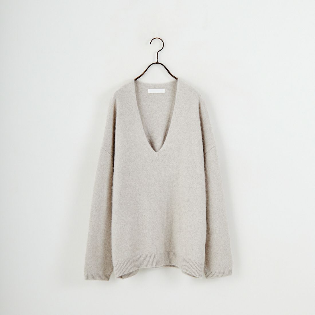 Jeans Factory Clothes [ジーンズファクトリークローズ] 深Vネックフォックスニットプルオーバー [25010100] L.GRY