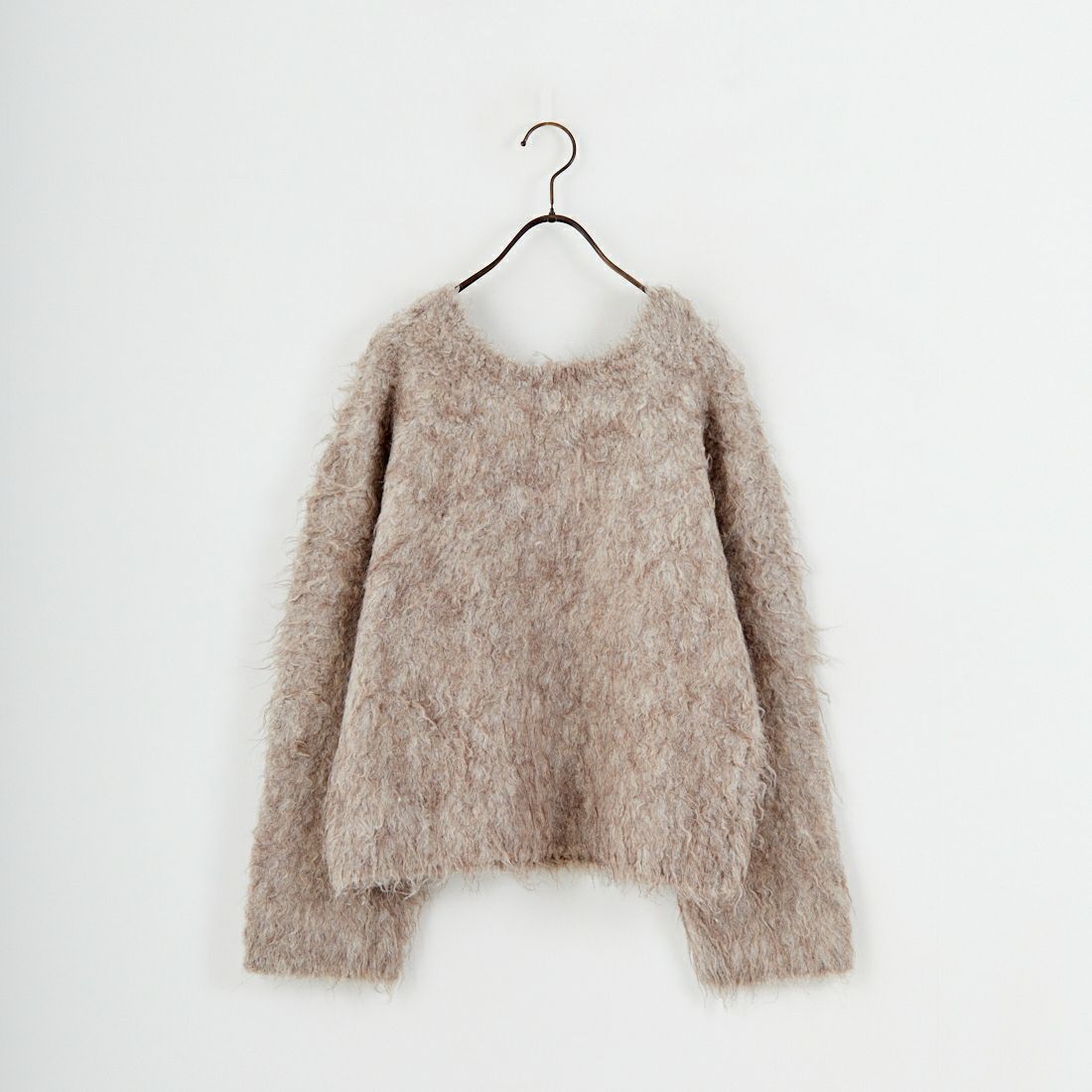 Jeans Factory Clothes [ジーンズファクトリークローズ] 2WAYロングシャギーニット [650118] 116 ｸﾞﾚｰｼﾞ