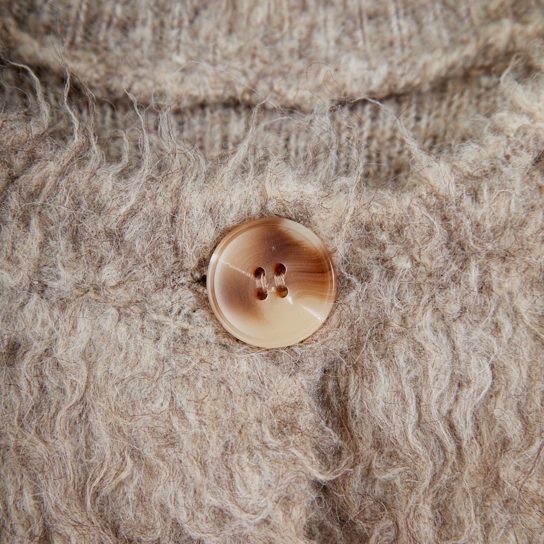 Jeans Factory Clothes [ジーンズファクトリークローズ] 2WAYロングシャギーニット [650118] 116 ｸﾞﾚｰｼﾞ