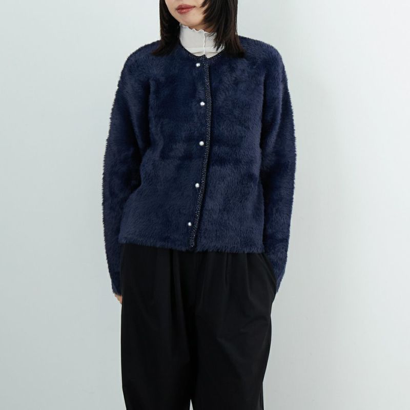 WILLFULLY [ウィルフリー] ハートドットジャガード リバーシブル