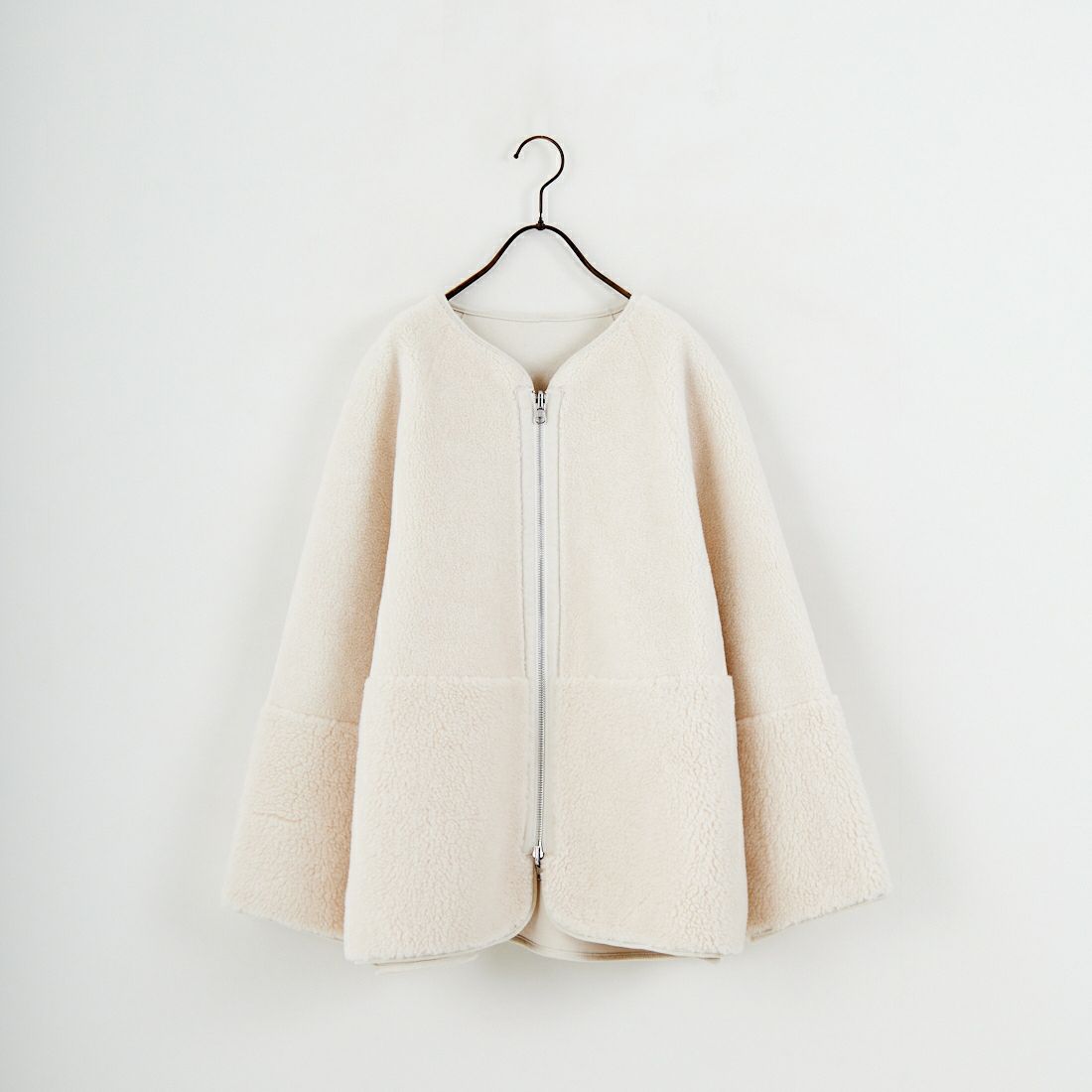 Jeans Factory Clothes [ジーンズファクトリークローズ] リバーシブルボアショートコート [4110101] 950 IVORY