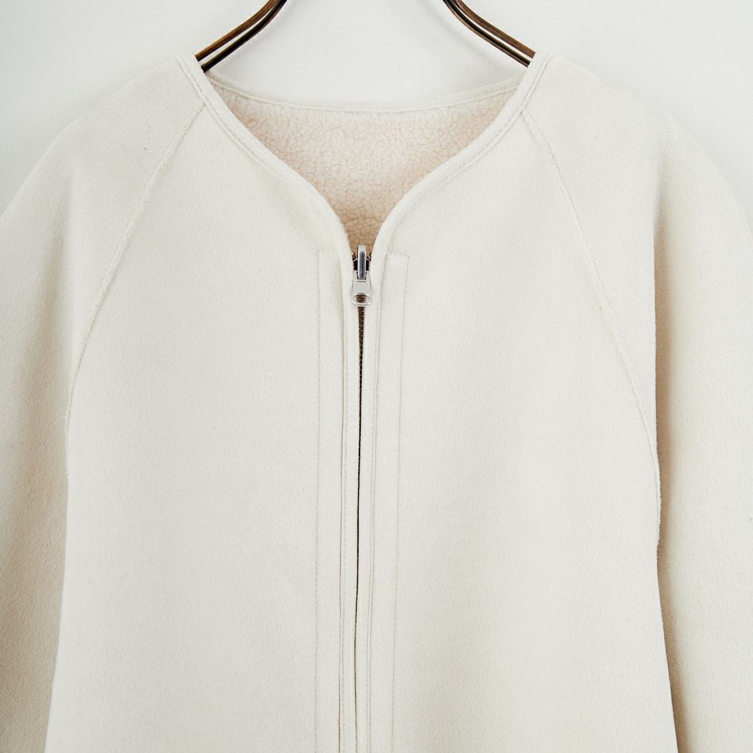 Jeans Factory Clothes [ジーンズファクトリークローズ] リバーシブルボアショートコート [4110101] 950 IVORY