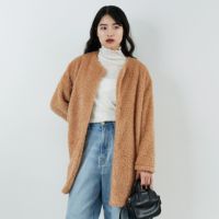 60 BEIGE&&モデル身長：162cm 着用サイズ：36&&