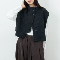 88 CHARCOA&&モデル身長：162cm 着用サイズ：F&&