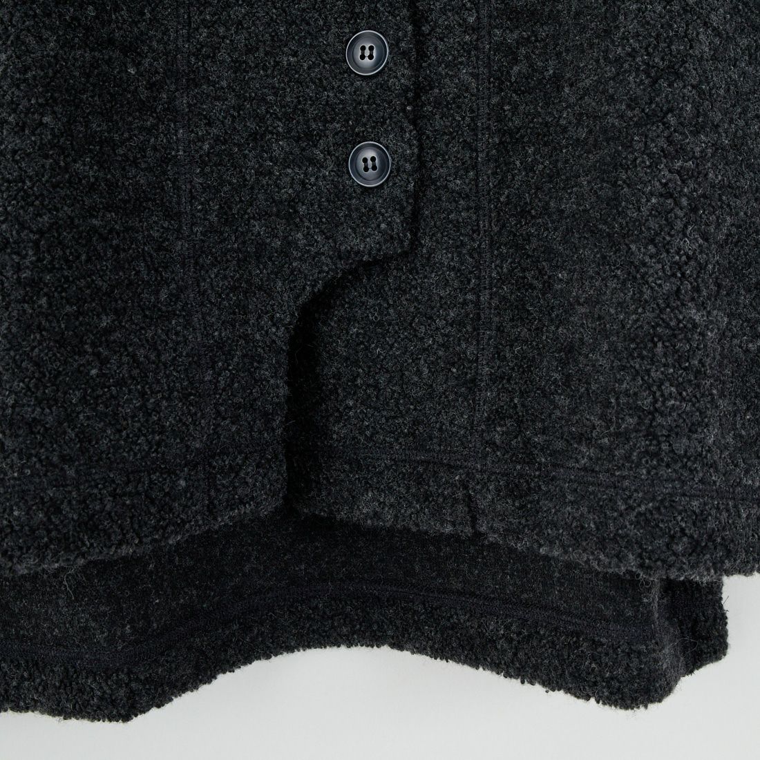 tumugu: [ツムグ] シープパイルベスト [TC25318] 88 CHARCOA