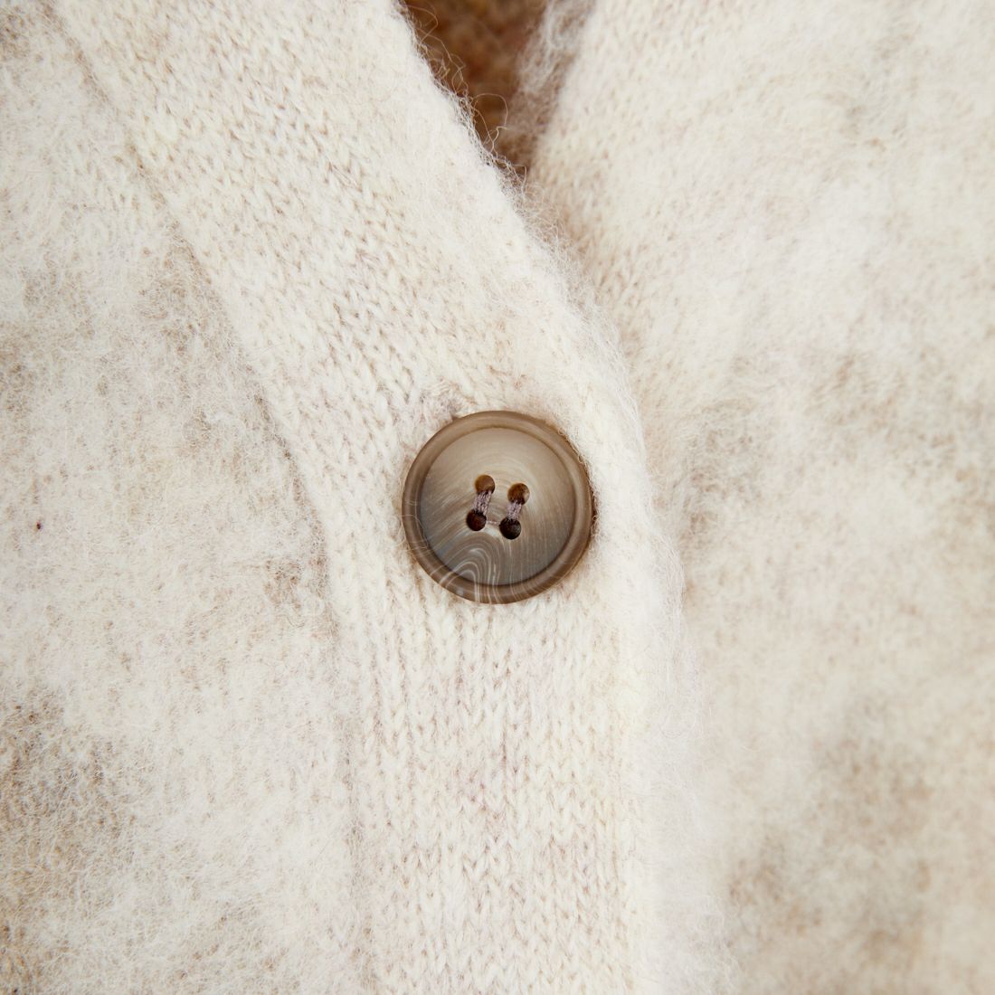 Jf Ready Made [ジェイエフレディメイド] にじみ柄Vネックカーディガン [3109236] 342 ﾋﾟﾝｸ