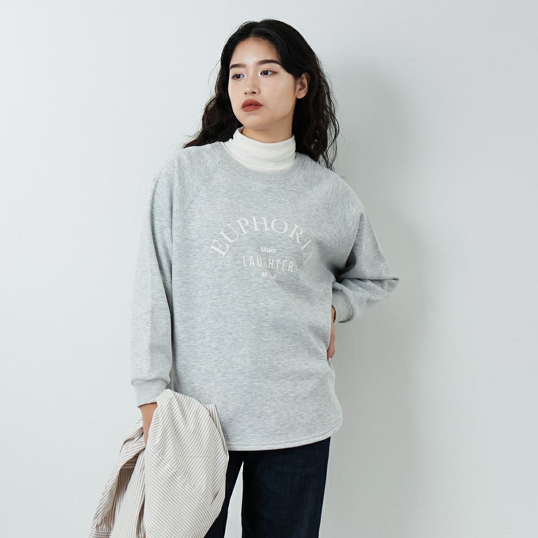 821 ﾓｸｸﾞﾚｰ&&モデル身長：162cm 着用サイズ：F&&