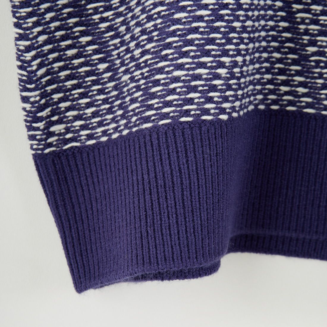 Jf Ready Made [ジェイエフレディメイド] ジャガードニットクルーネックプルオーバー [3109207] 569 ﾌﾞﾙｰ