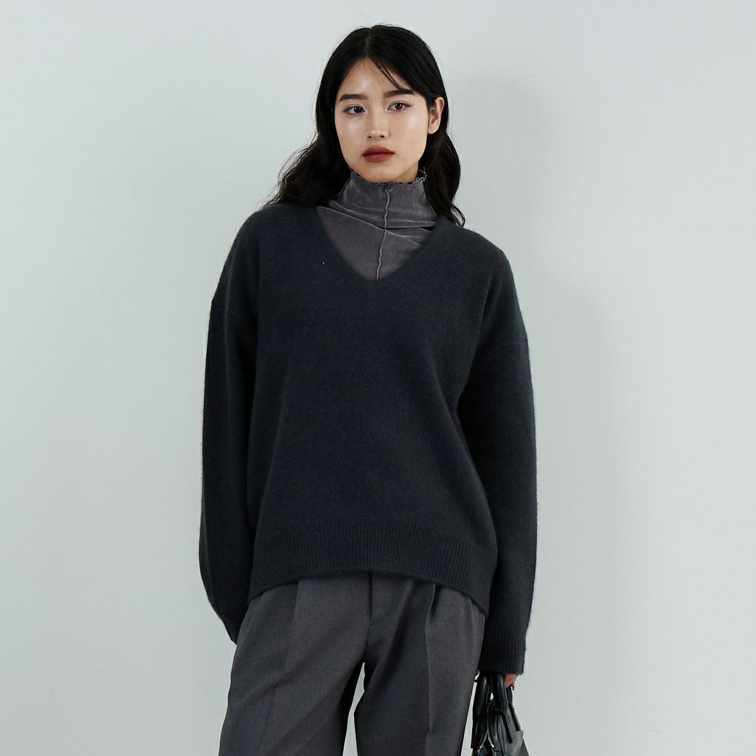 CHARCOAL&&モデル身長：162cm 着用サイズ：F&&