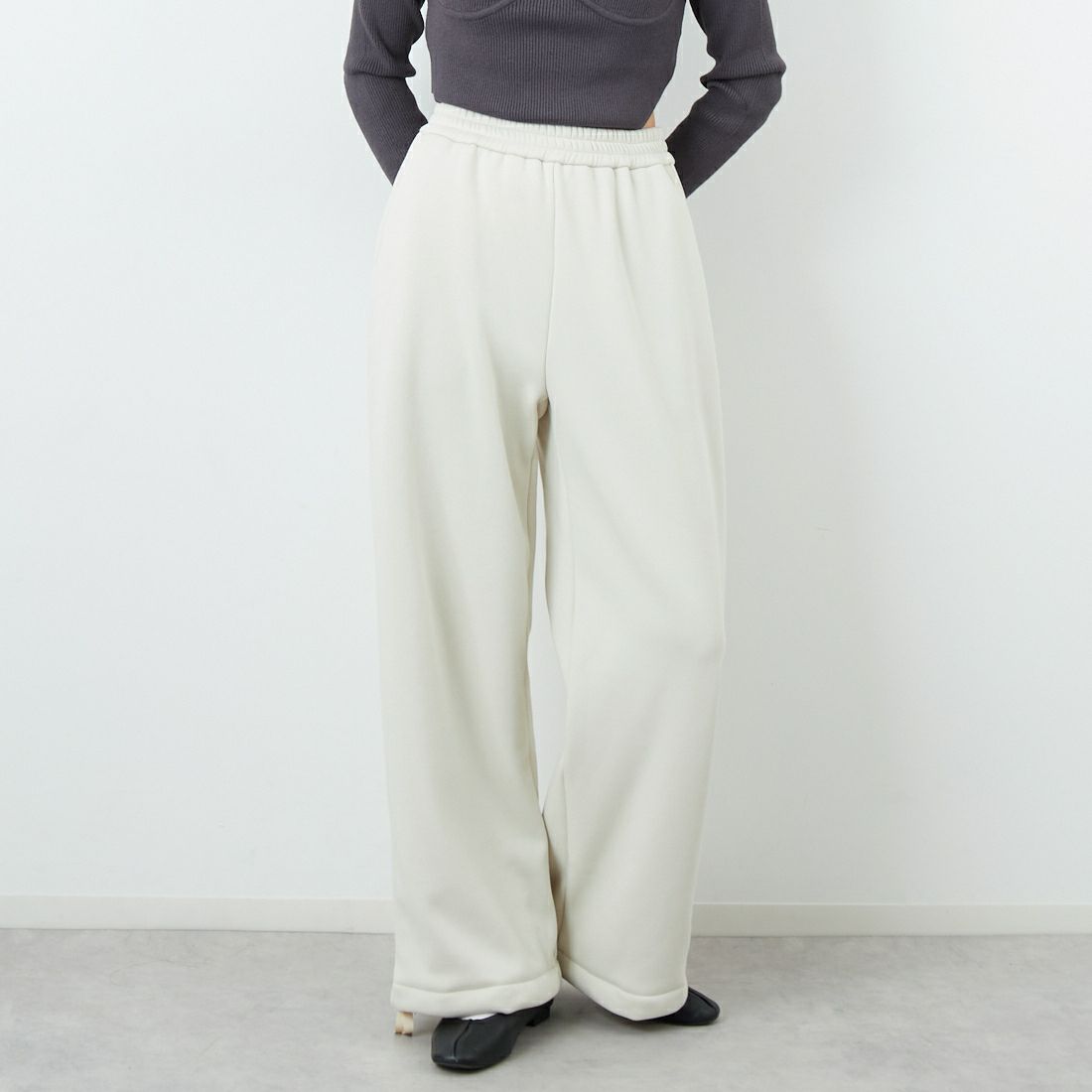 L/BEIGE&&モデル身長：162cm 着用サイズ：F&&