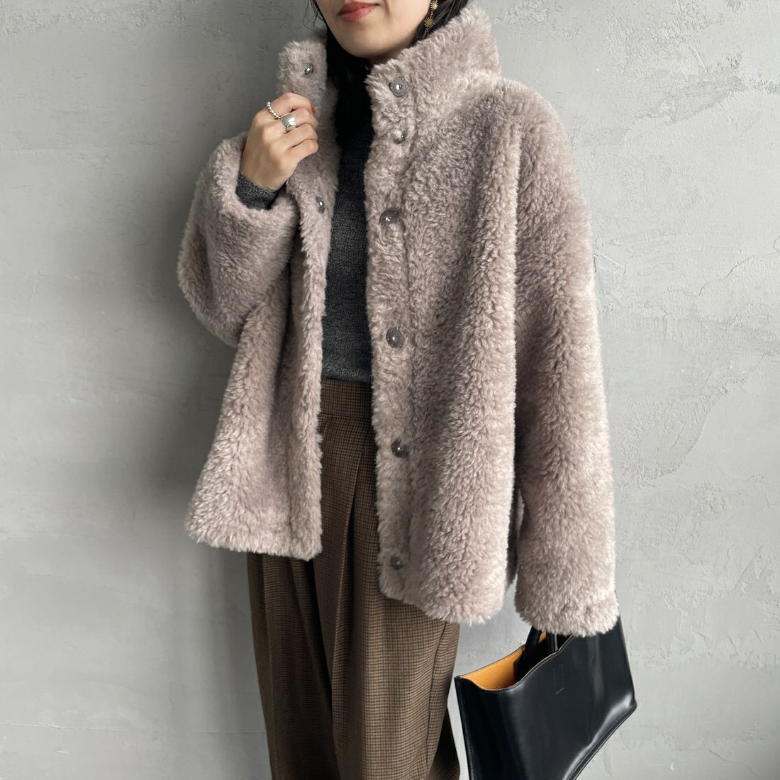 GREIGE&&モデル身長：160cm 着用サイズ：F&&