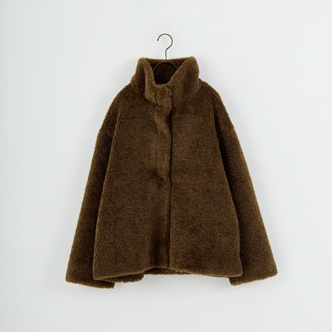 MICA&DEAL [マイカアンドディール] スタンドカラーボアブルゾン [0125406330] BROWN