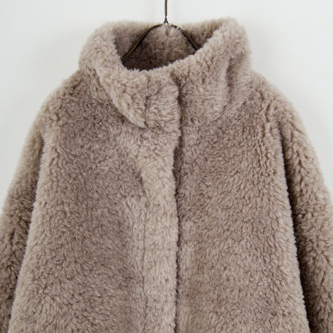 MICA&DEAL [マイカアンドディール] スタンドカラーボアブルゾン [0125406330] GREIGE